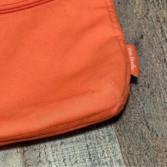 NWT Vera Bradley Triple Zip Hipster In Orange Bell Pepper - Picture 2 of 14